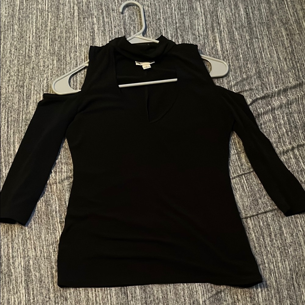 Black Cutout Top